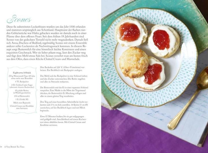 Produktbild A very British Tea Time - Die besten Rezepte für echt englische Scones, Sandwiches, Biscuits & (Deutsch, Emma Marsden, 2020)