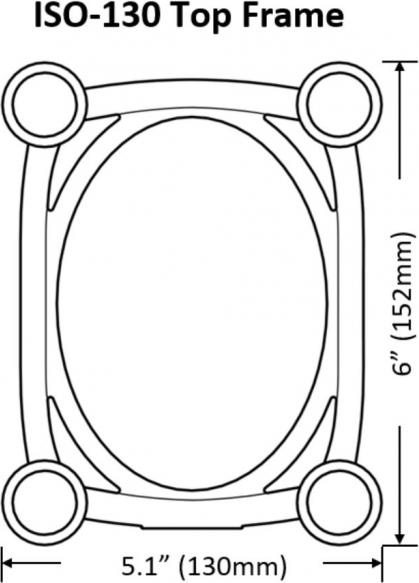 Actual product image Isoacoustics ISO-130 (1 pair, Stand, Height-adjustable, Tiltable)