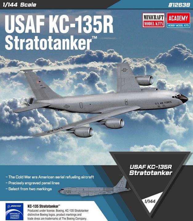 Immagine prodotto Academy Modello in plastica USAF KC-135R Stratotanker 1/144