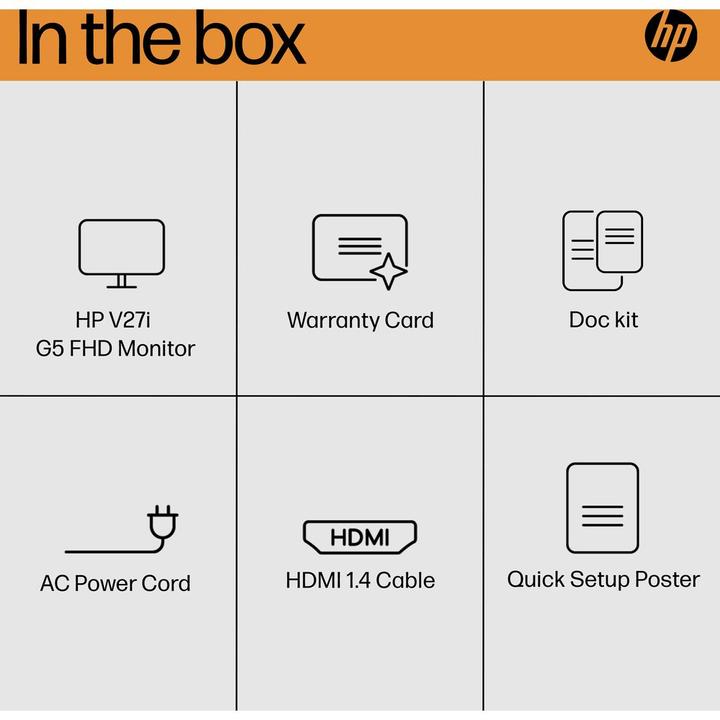 Image du produit HP V27i G5 (1920 x 1080 pixels, 27")
