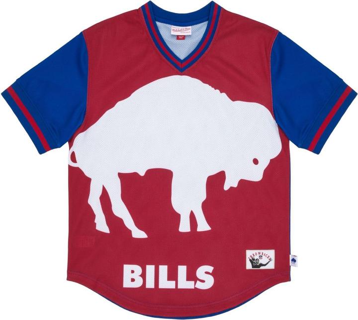 Actual product image Mitchell & Ness M&N JUMBOTRON NFL Mesh Jersey Buffalo Bills (M)