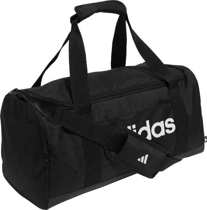 Actual product image adidas LINEAR Duffel SMALL, unisex adult sports bag, black, 24 L - JE8343 (24 l)