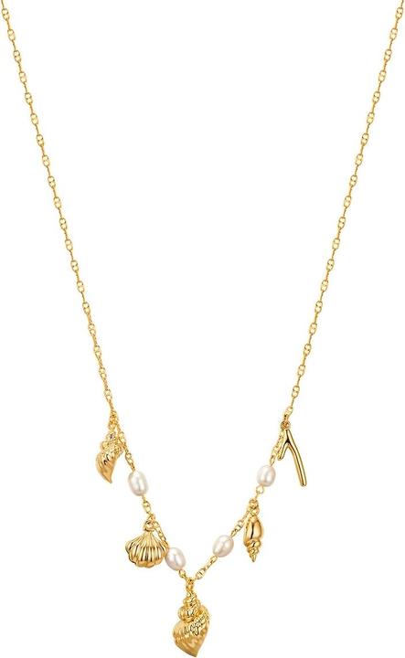 Yokoamii Damen Kette Muscheln - 34184 (Metall-Legierung)