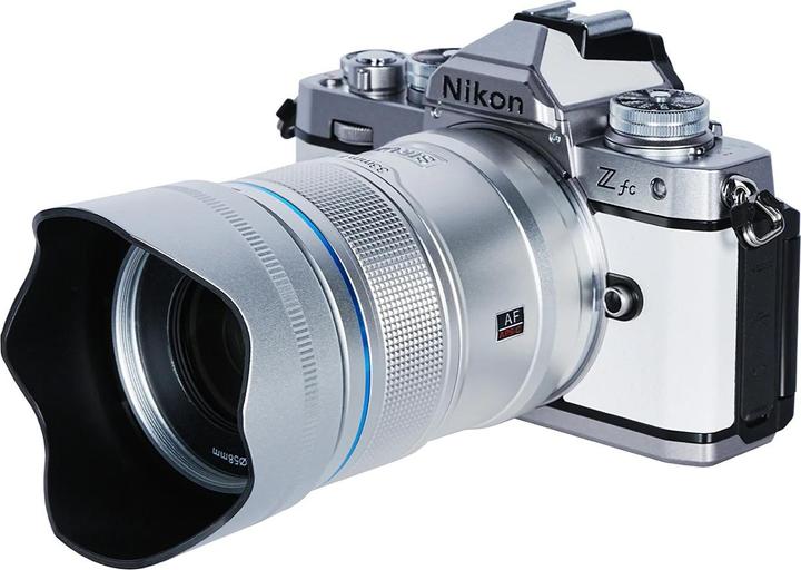 Actual product image Sirui Sniper 33mm F1.2 APSC Auto-Focus Lens (Sony-E Mount, Silver) (Sony E, APS-C / DX)