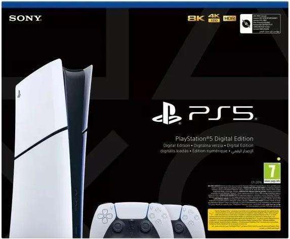 Productafbeelding Sony Console PlayStation 5 Digital Slim Edition 1TB SSD Wi-Fi Zwart Wit