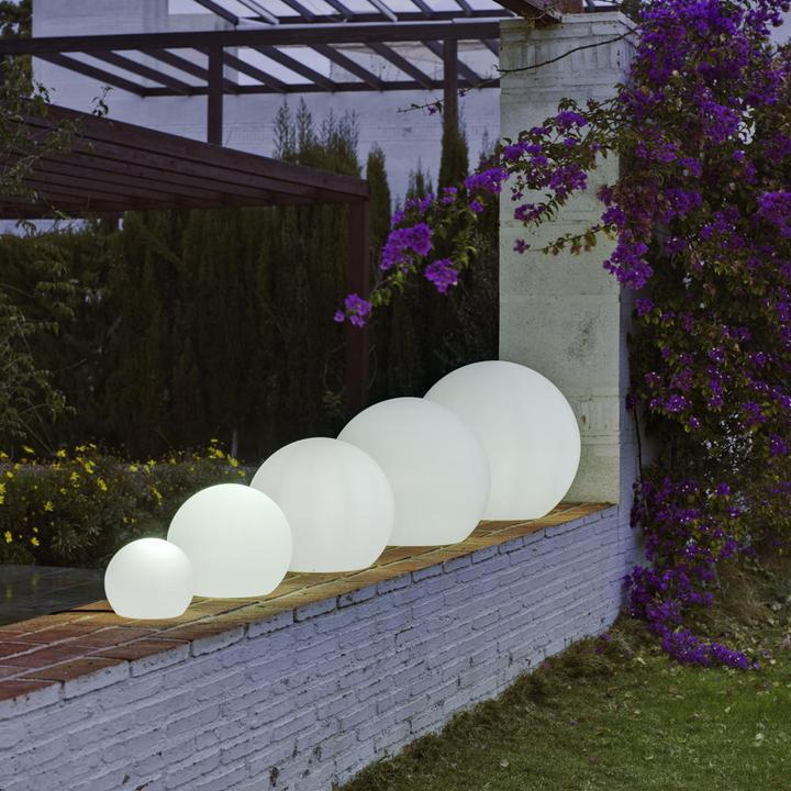 Actual product image Newgarden BULY 50 LED round patio light in globe design 50cm E27 indoor & outdoor IP65 (600 lm, E27, IP65)