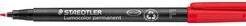 Actual product image Staedtler 10 Lumocolor foil pens red 0.6 mm permanent (Red, 0.60 mm, 10 x)