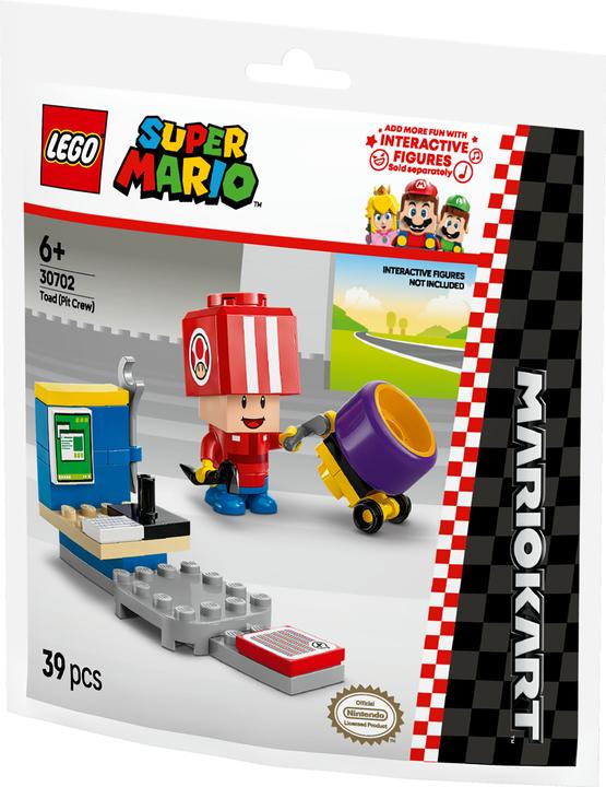 Produktbild Super Mario Kart -Toad (Boxencrew) (Polybag) (30702, LEGO Super Mario, LEGO DC)