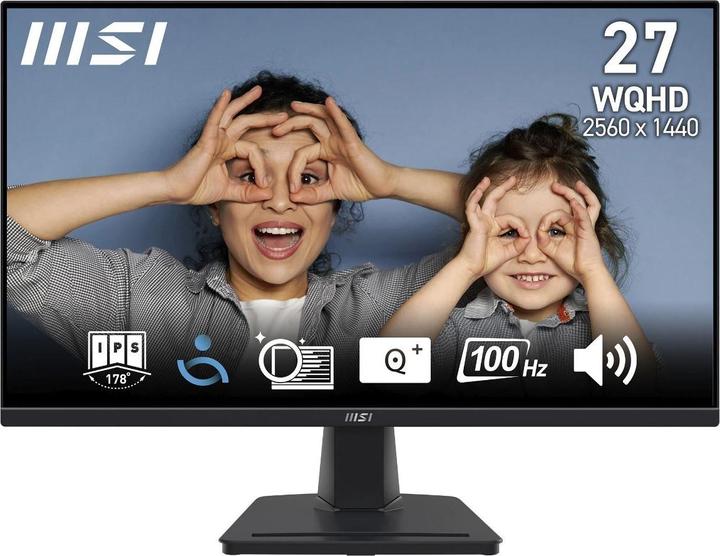 Actual product image MSI PRO MP275QDE / 27" / Office Monitor TFT (2560 x 1440 pixels, 27")