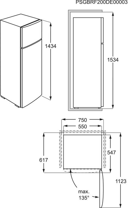 Actual product image AEG ADT2304 (206 l)