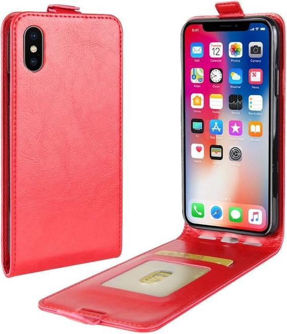 Produktbild MU Classic Leder Flipcase Hülle (Apple iPhone XS, Apple iPhone X)