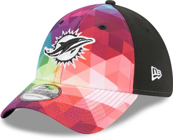 Actual product image New Era 39Thirty Cap - CRUCIAL CATCH Miami Dolphins - M/L (M/L)