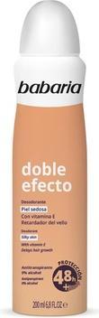 Actual product image Babaria Deodorant Spray Doble Efecto 200ml (Spray, 200 ml)