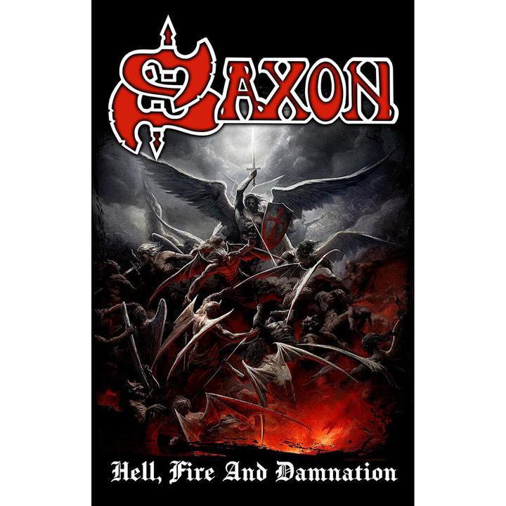 Produktbild Saxon Poster Hell Fire And Damnation Stoff