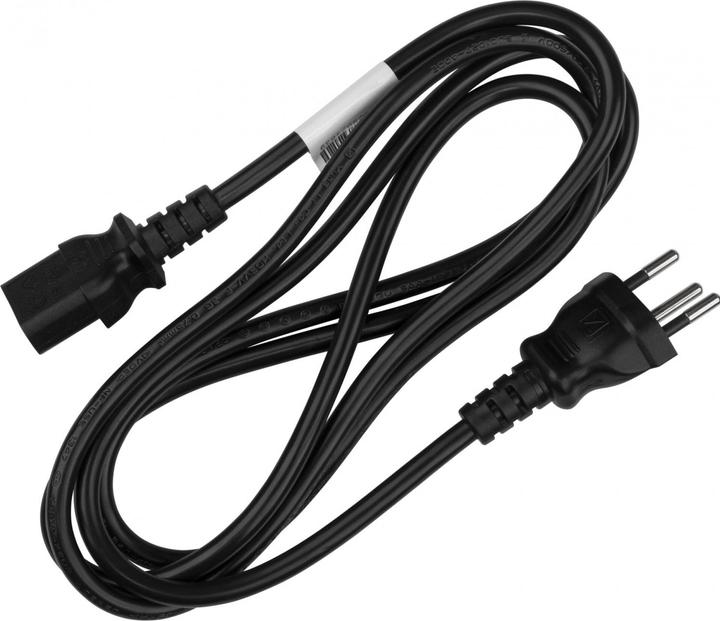 Image du produit Magni NN Câble d'alimentation Suisse type J sur C13 1,8m noir (1.80 m)