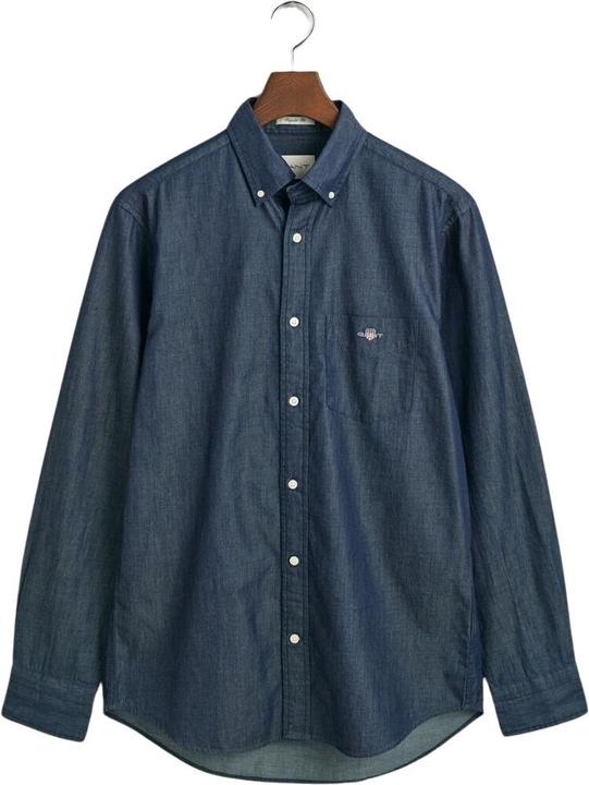 Actual product image GANT regular fit indigo hirt (S)