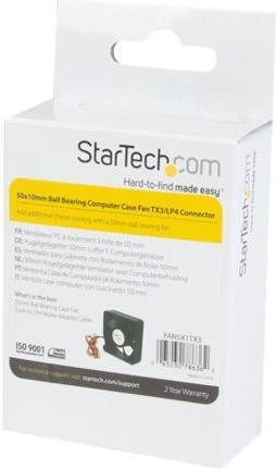 Actual product image StarTech 50X10MM COMPUTER CASE FAN (50 mm, 1 x)