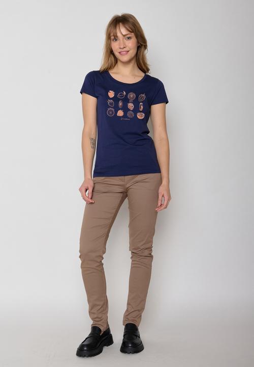 Actual product image Greenbomb Women's Bike Strawberry Loves T-Shirt (XXL)