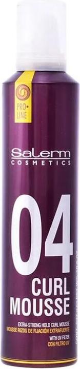 Salerm CURL MOUSSE extra strong 300 ml (300 ml, Curling mousse)