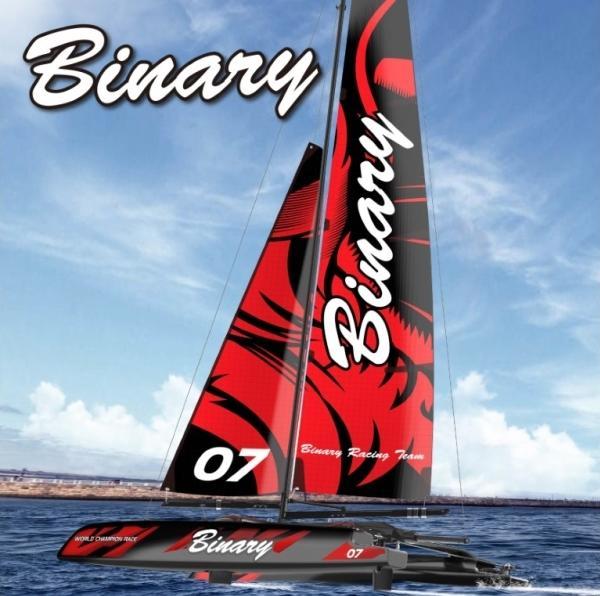 Produktbild Joysway Binary V2 RTR Mini Catamaran 2.4G RTR fjernstyret sejlbåd