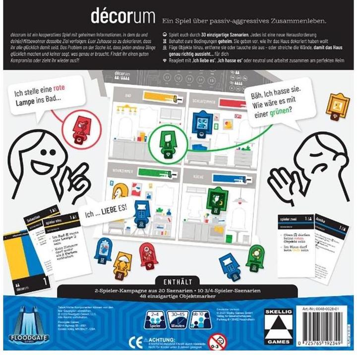 Image du produit Skellig Games SKED0031 - Decorum, jeu de société, pour 2-4 joueurs, à partir de 10 ans (édition allemande) (Allemand)
