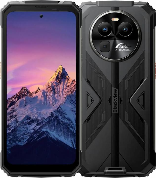 Immagine prodotto Blackview BV8100 (Dual Sim - Display da 6,5" - 256 GB, 8 GB RAM - NFC) Nero (256 GB, Nero, 6.50", Doppia SIM, 50 Mpx)