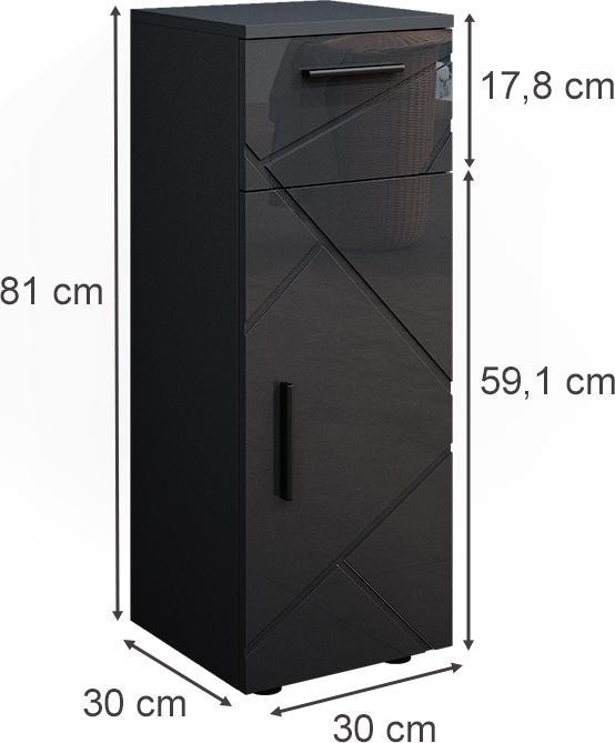 Produktbild Vicco Irma (30 x 30 x 81 cm)