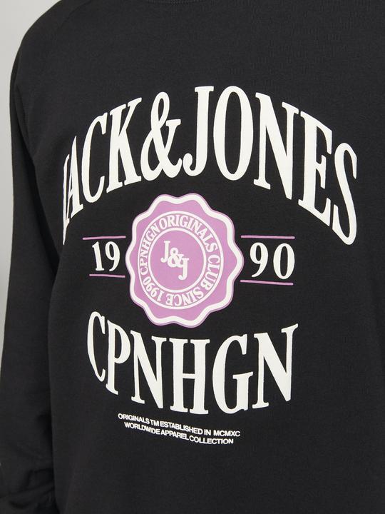 Actual product image Jack & Jones Printed sweatshirt with round neck Sweatshirt with round neck (S)