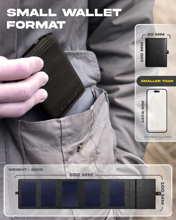 Produktbild Sunslice Tragbares 4W Photon-Solar-Ladegerät (4000 mAh, 4 W, 20 Wh)
