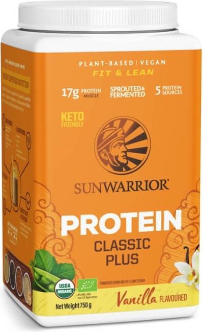 Actual product image Sunwarrior Protein Classic Plus (Chocolate, Vanilla, 1 pcs., 750 g)