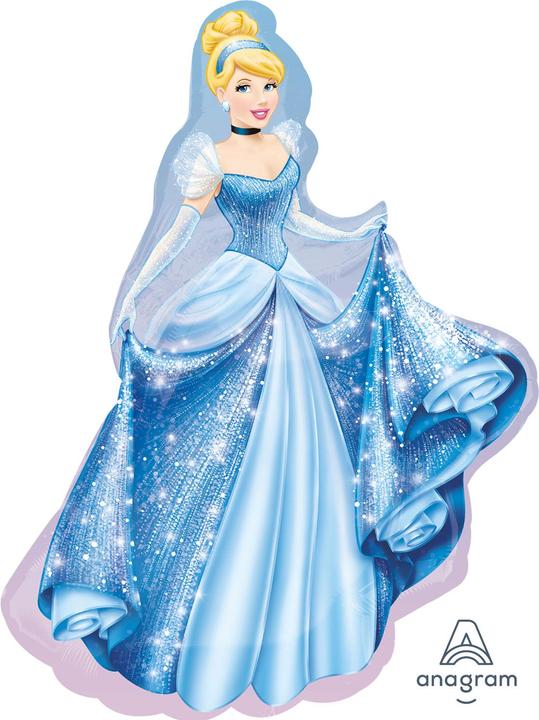 Actual product image Anagram Aluminium Balloon XL Cinderella (1 x)