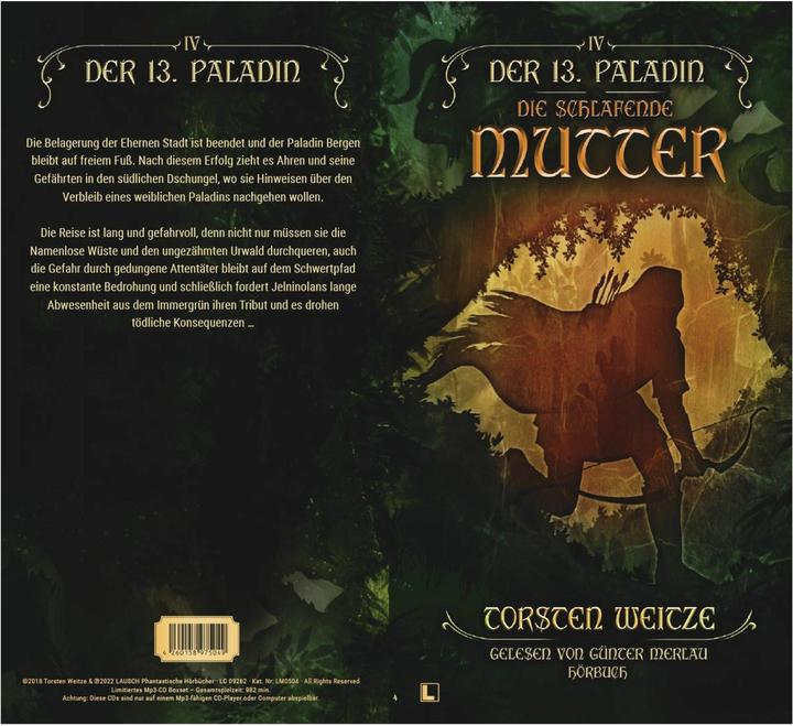 Produktbild Die schlafende Mutter: Der 13. Paladin Band IV (LAUSCH Medien, Günter Merlau, Torsten Weitze, Deutsch)