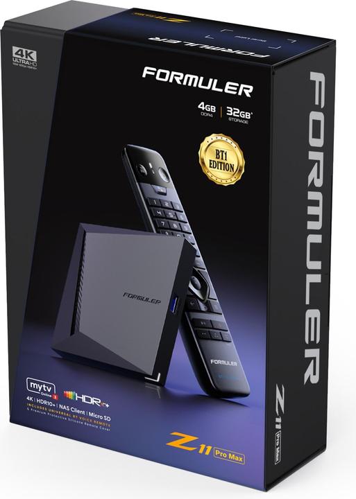 Produktbild Formuler Z 11 Pro Max BT1 Edition (32 GB, Android 11)