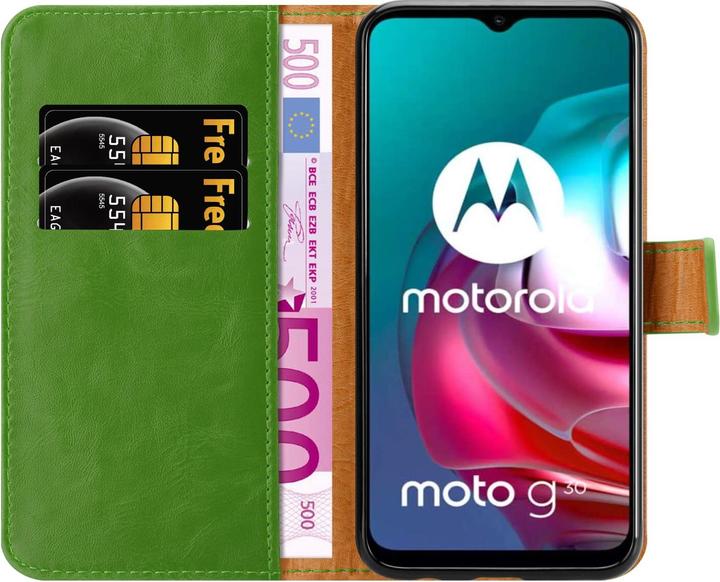 Produktbild Cadorabo Luxury Book Hülle (Motorola Moto G10, Motorola Moto G30)