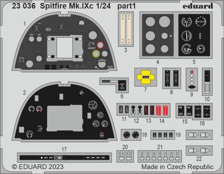 Immagine prodotto Eduard Spitfire Mk.IXc 1/24 AIRFIX