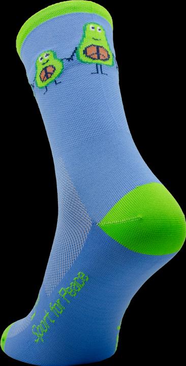 Actual product image Dirtysox Allround - Elite - LAUREUS SPORT FOR GOOD - Peace Avocado (44 - 47)