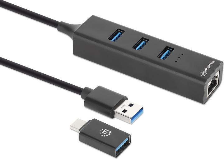 Actual product image Manhattan Kombo (USB-C, 4 Ports)