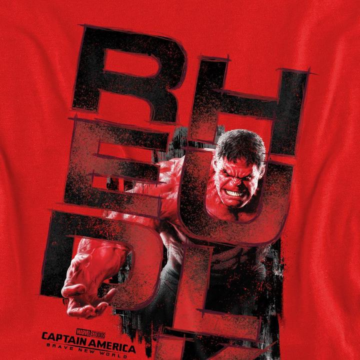 Immagine prodotto Captain America Felpa Hulk Rosso Logo Adulto Unisex (M)