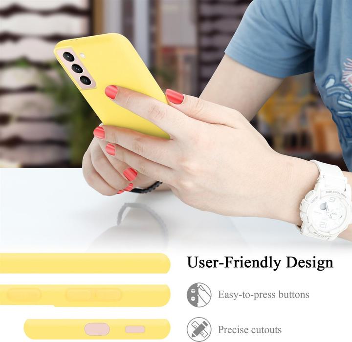 Productafbeelding Cadorabo TPU Liquid Silicone Case Cover (Samsung Galaxy S21 5G)
