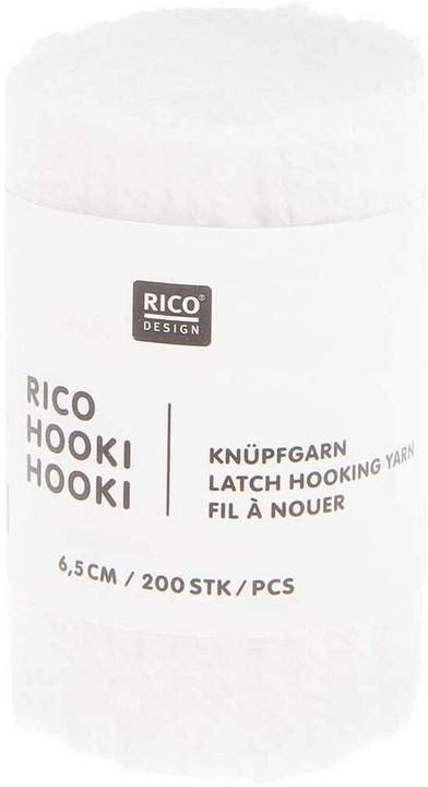 Actual product image Rico Design Hooki Knüpfgarn Weiss, Detailfarbe: Weiss, Garn-Art (0.07 m)