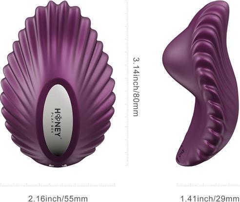 Actual product image Honey Play Box Magnetic Panty Vibrator Purple