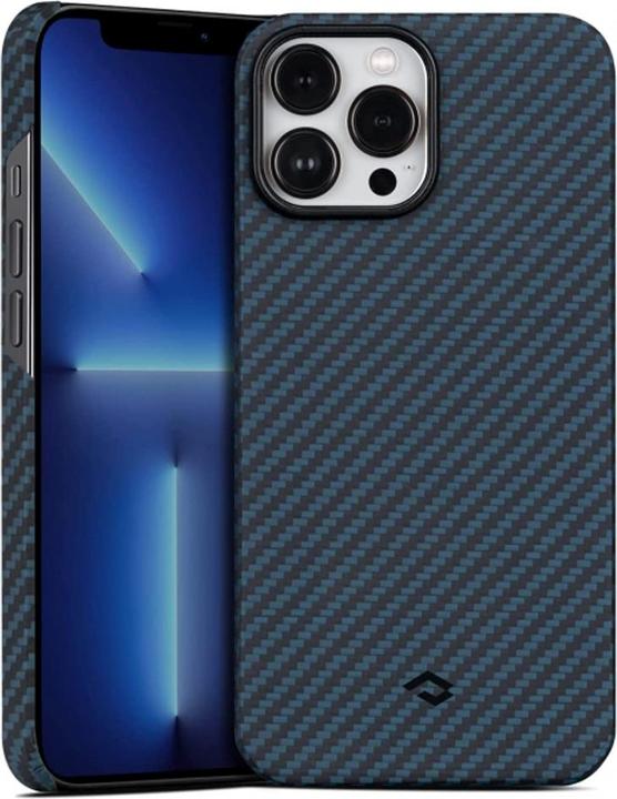 Produktbild Pitaka MagEZ Case 2 for iPhone13 Pro 6.1" (Black/Blue Twill) (Apple iPhone 13 Pro)