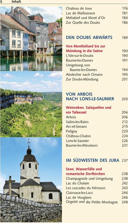 Produktbild Reiseführer Französischer Jura (Deutsch, Sabine Herre, 2025)