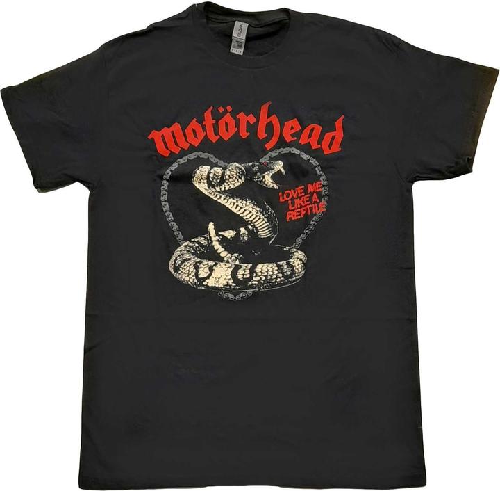 Motorhead Unisex Adult Love Me Like A Reptile T-Shirt