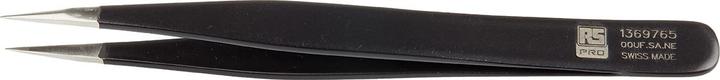 Actual product image Rs Pro ESD epoxy coated tweezers straight 120mm