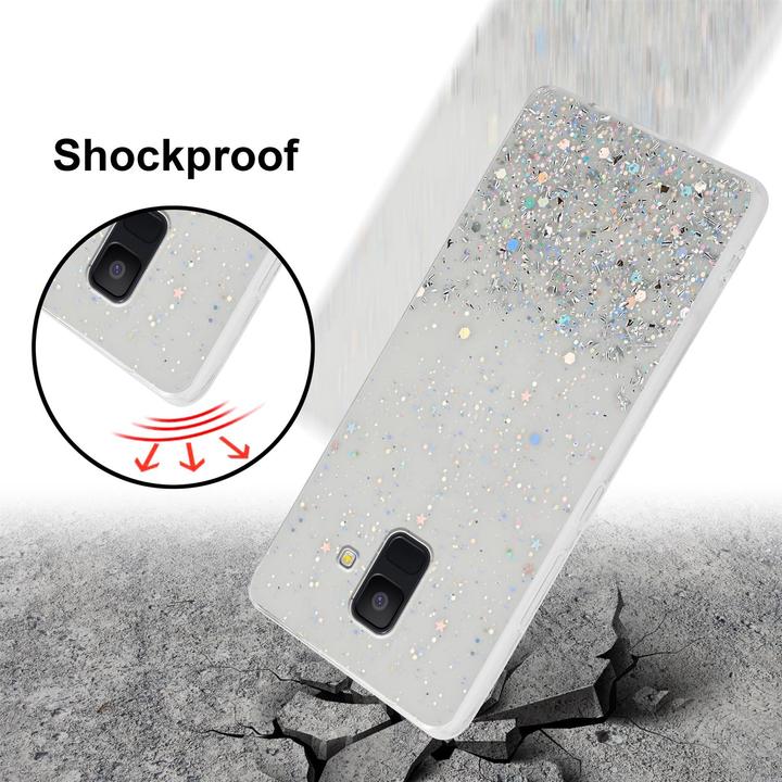 Actual product image Cadorabo TPU cover sparkling glitter (Samsung Galaxy J6 (2018))