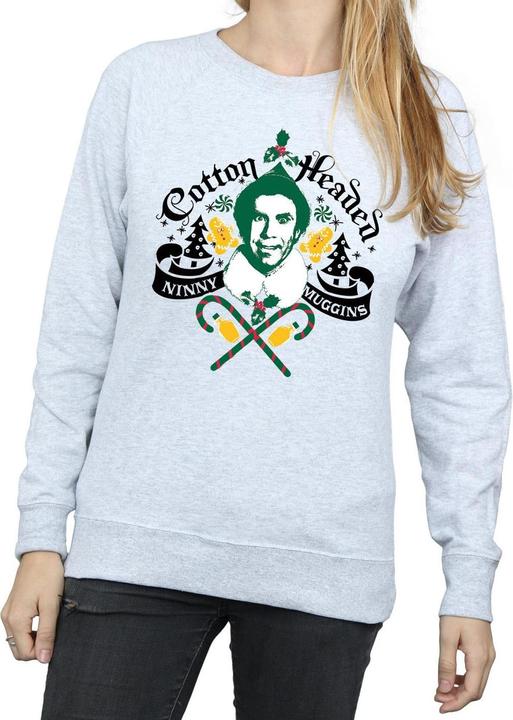Elf Cotton Headed Ninny Muggins Sweatshirt (XXL)
