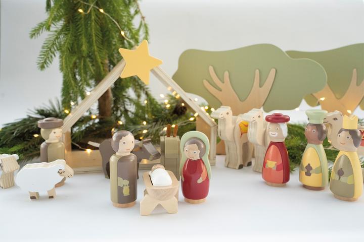 Produktbild small foot Spielset Weihnachtskrippe