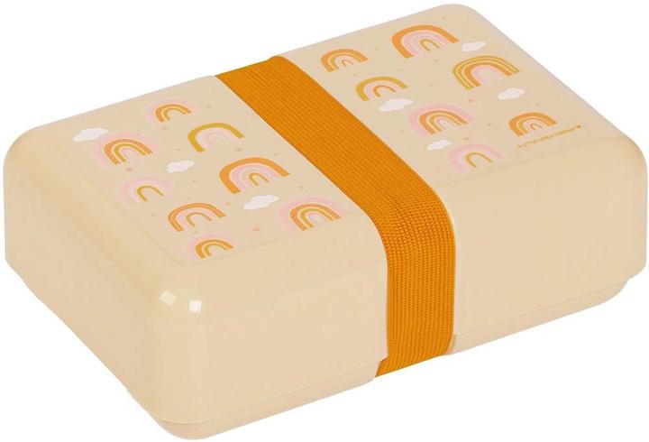 Produktbild A Little Lovely Company ALLC Lunch Box Rainbows SBRAPI33 gelb