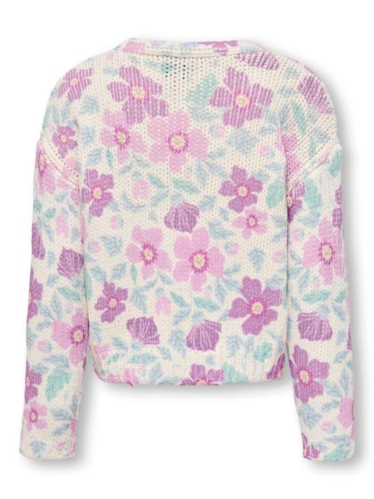 Immagine prodotto Only Locker geschnitten V-Ausschnitt Pullover Strickjacke (122, 128)